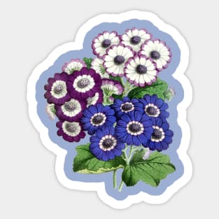 Cottagecore Aesthetic Flower Bouquet Botanical Illustration Sticker